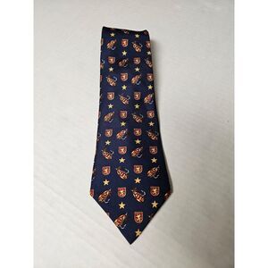 Tommy Hilfiger Italian Silk Tie Blue‎